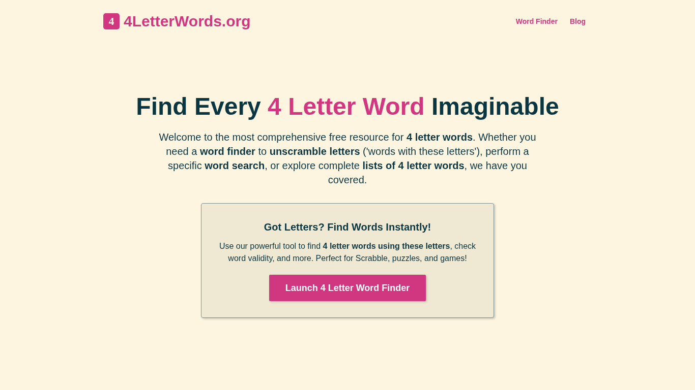 4LetterWords.org