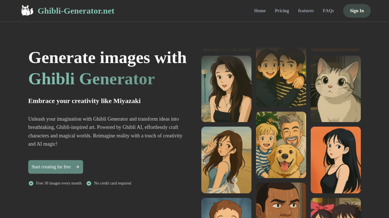 Ghibli Generator