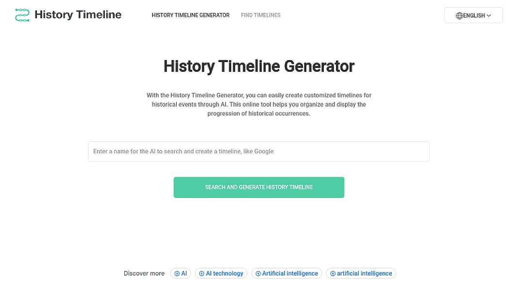 History Timeline Generator