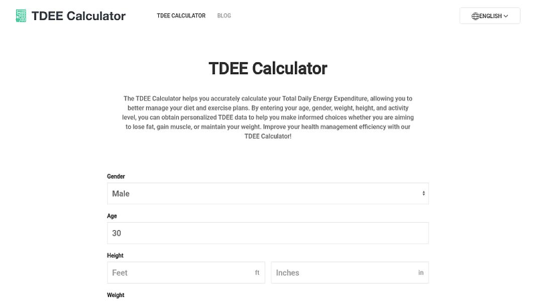 TDEE Calculator